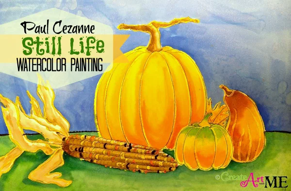 paul Cezanne Still Life watercolor painting lesson