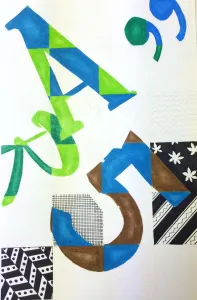 Intro to Typography Lettering Basics ARt lesson