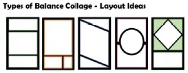 Types of Balance Collage Layout Ideas