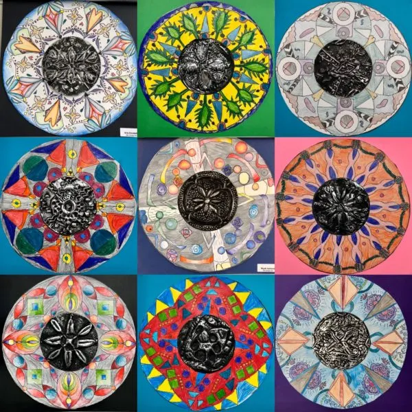 Talavera Repousse Metal and Drawing Project