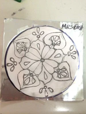 Talavera Repousse Metal and Drawing Project