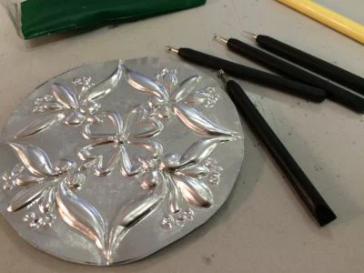 Talavera Repousse Metal and Drawing Project