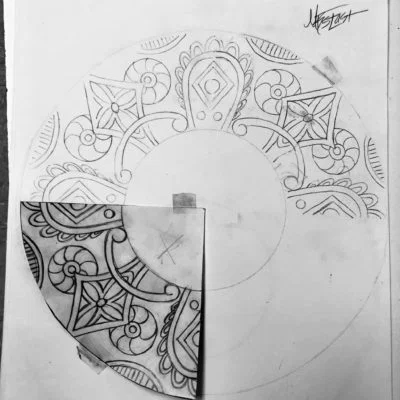Talavera Repousse Metal and Drawing Project