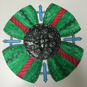 Talavera Repousse Metal and Drawing Project