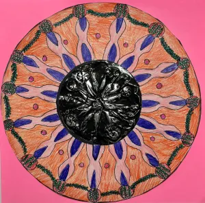 Talavera Repousse Metal and Drawing Project