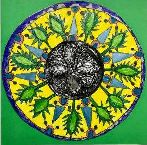 Talavera Repousse Metal and Drawing Project