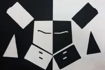 Positive Negative Space Reversal Collage