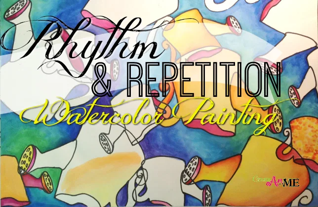 Featured: Rhythm and Repetition Painting Art Lesson