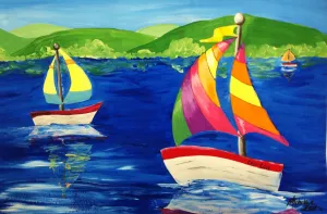 Sail Boat Painting