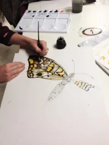 Beyond the Border HS art lesson