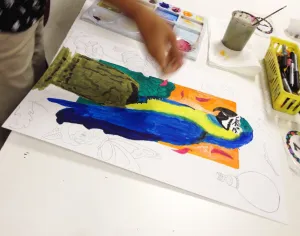 Beyond the Border HS art lesson