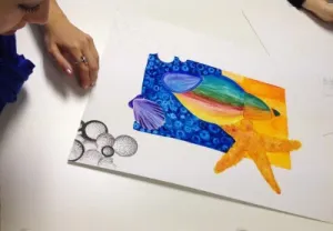 Beyond the Border HS art lesson