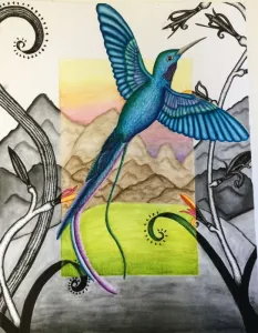 Beyond the Border HS art lesson