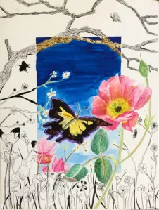 Beyond the Border HS art lesson