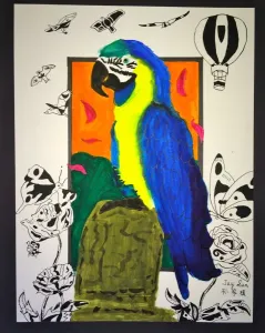 Beyond the Border HS art lesson