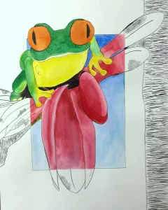 Beyond the Border Art Lesson