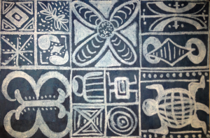 Adire Eleko Cloth