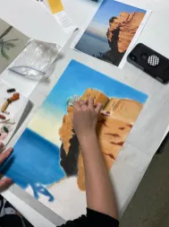 Pastel Landscape Lesson