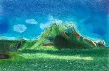 Pastel Landscape Lesson