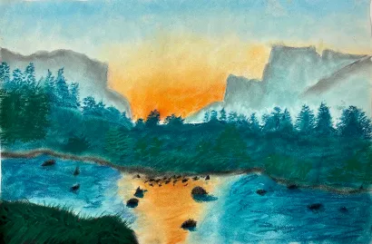 Pastel Landscape Lesson
