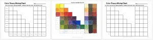 Color Theory Mixing Chart Worksheet