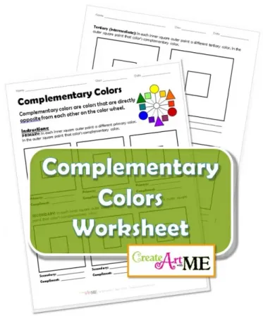 Complementary Colors Worksheet