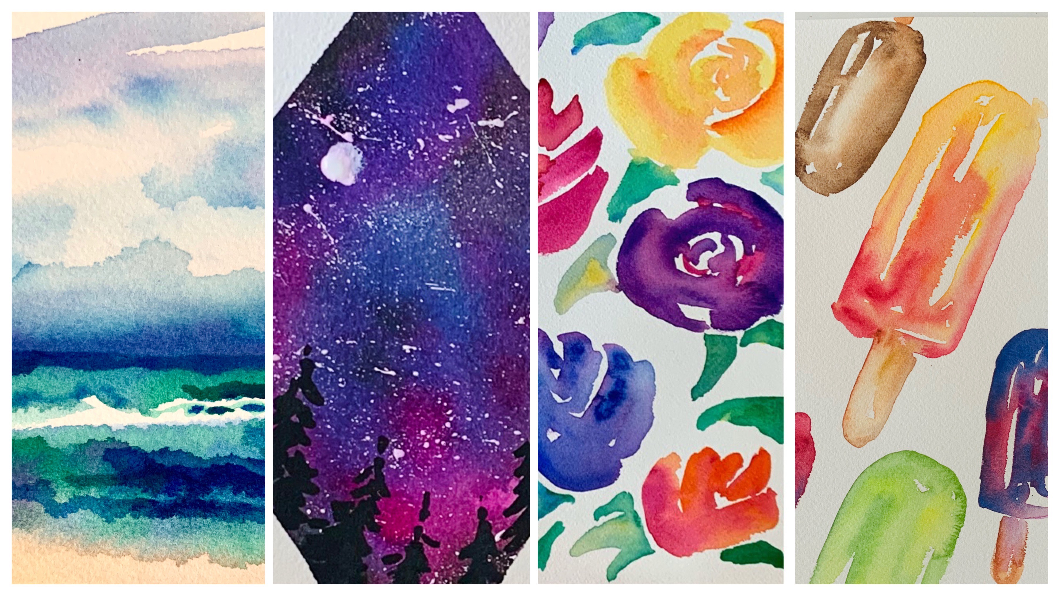 Featured: Easy Watercolor Tutorials for Beginners