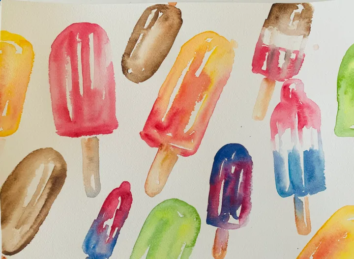 easy-watercolor-Popsicle-painting