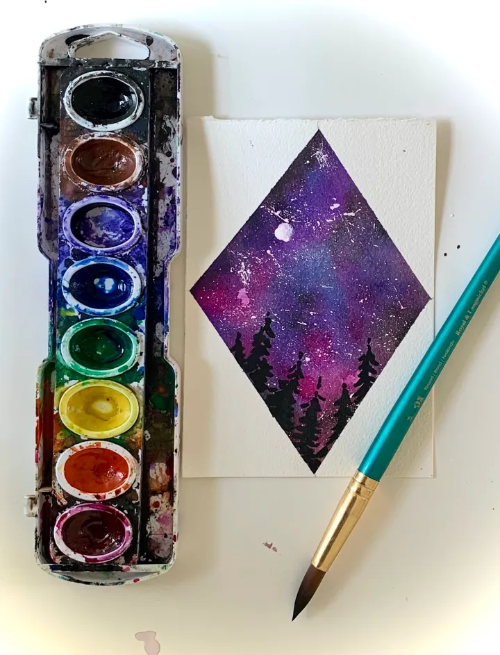 watercolor-galaxy-landscape-easy-tutorial-for-beginners