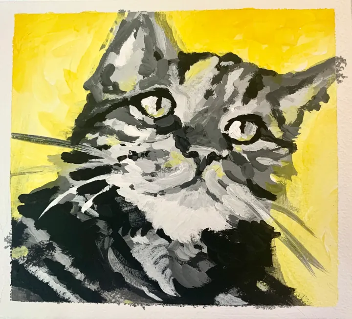 Gray Scale Pet Portrait