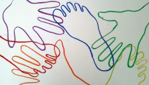 Foot and hand color wheel lesson