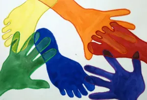 Foot and hand color wheel lesson
