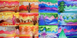 warm and cool landscapes