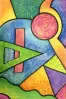 Non Objective Texture Crayon Resist