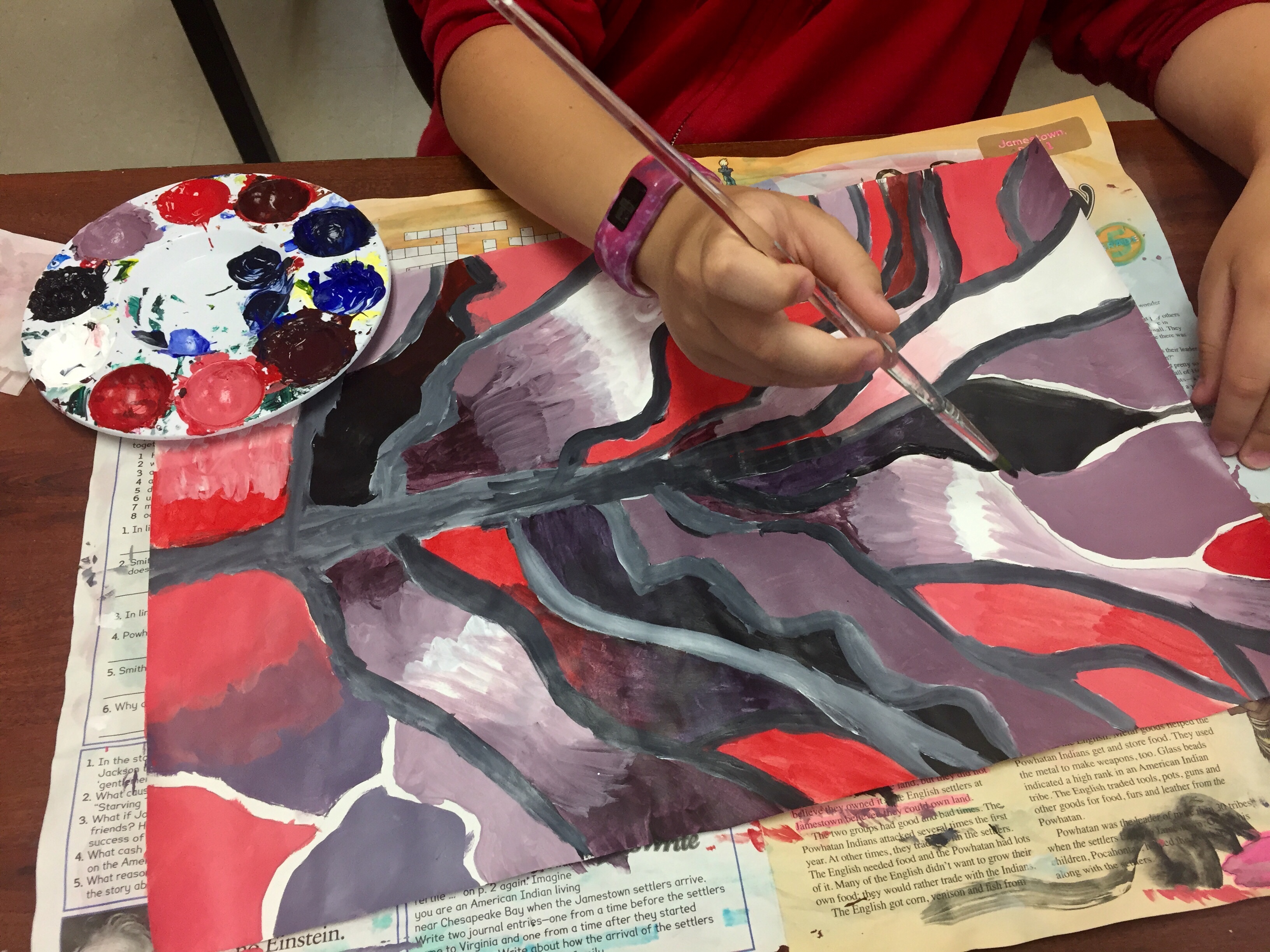 Featured: Tree of Life Acrylic Painting Lesson Plan