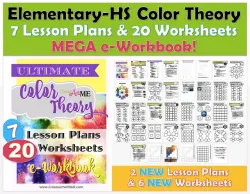 ultimate color theory lesson plan and worksheet e workbook