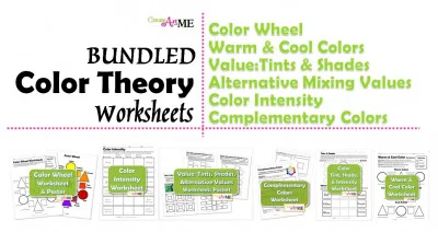 Bundle Color Theory Worksheets