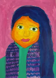 Fauvism Self Portrait Art Lesson for