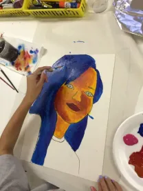 Fauvism Self Portrait Art Lesson for