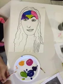 Fauvism Self Portrait Art Lesson for