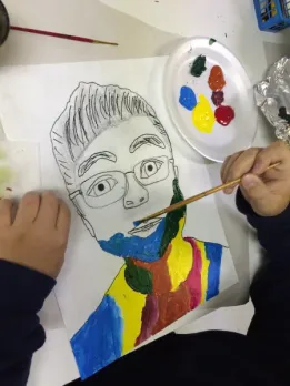 Fauvism Self Portrait Art Lesson for