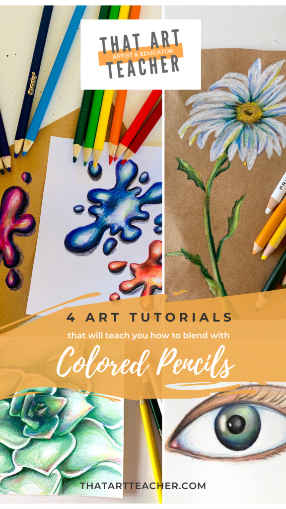 4 Colored Pencil Art Tutorials