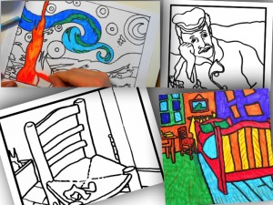 collage van gogh 1
