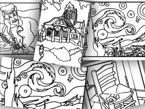 collage worksh van gogh