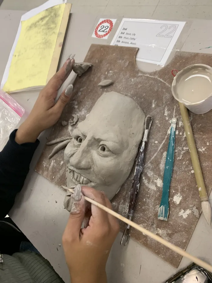 Expressive Clay Portrait Lesson