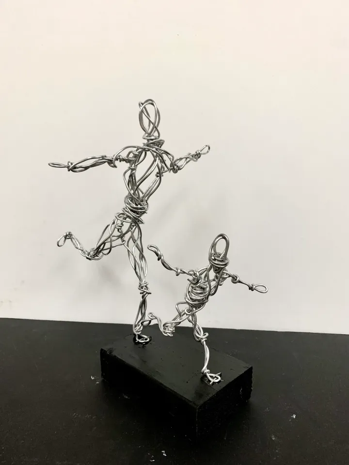 Wire Figure Sculpture