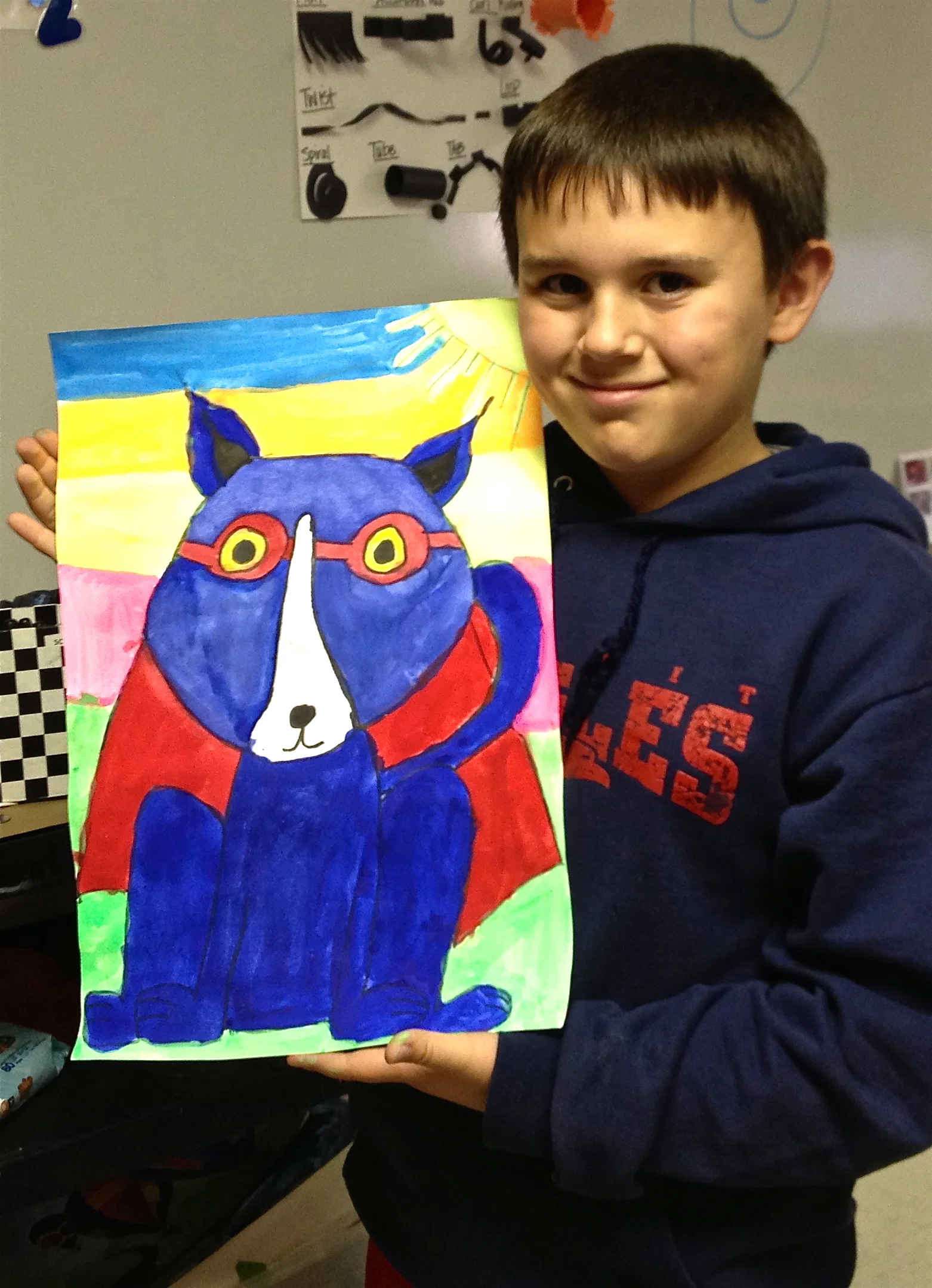 Featured: Blue Dog Art Lesson