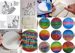 collage divinità egizie