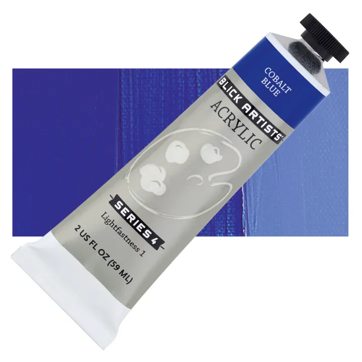 Blick Artists' Acrylic - Cobalt Blue, 2 oz tube