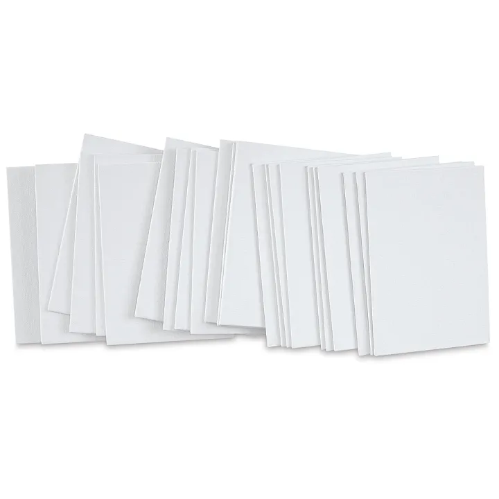 Blick Economy Cotton Canvas Panel Classroom Pack - 5